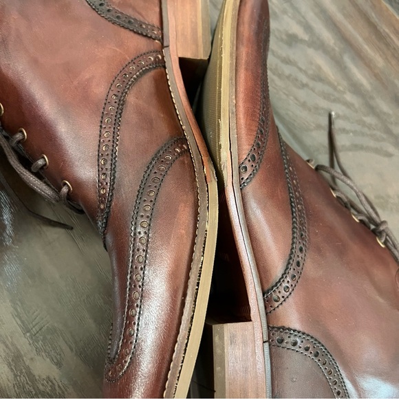 Cole haan Liam Chukka Mens wingtip leather boot 🥾 size 12M - Picture 7 of 8